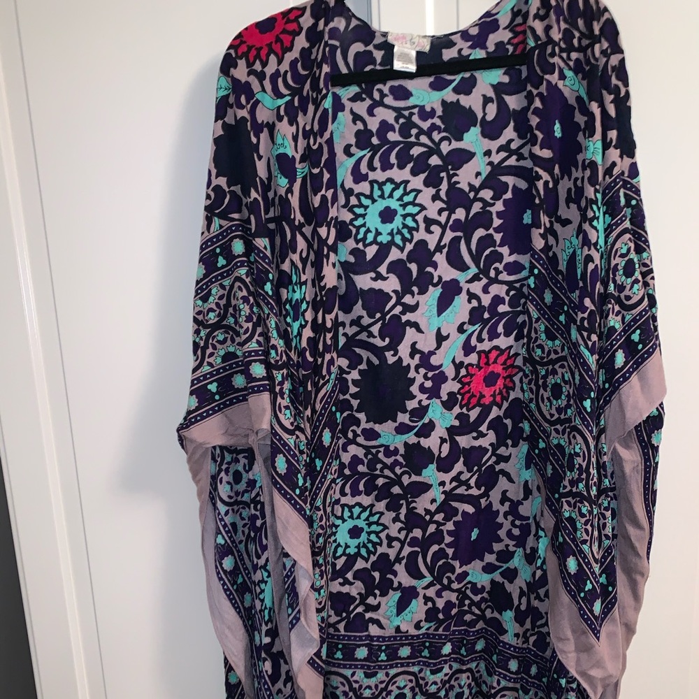 Free People Floral Vest